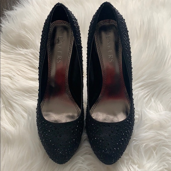 BAKERS Satin Rhinestone Pumps - Picture 3 of 10
